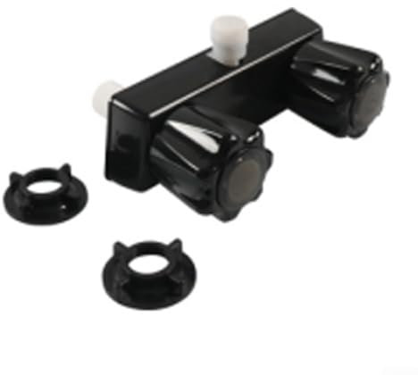 Wohnmobil-Duscharmatur, Wohnmobil, Wohnmobil, Kraftfahrzeug, Duscharmatur, Ventilumsteller, Camper-Duscharmatur, Ersatz für Wohnmobil/Anhänger (schwarz)