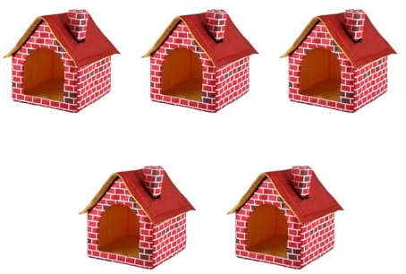 Gemütliches Hundehaus mit abnehmbarer Matte, faltbares Hundezelt für kleine bis große Hunde, 40,6 x 38,1 x 43,2 cm, für drinnen und draußen