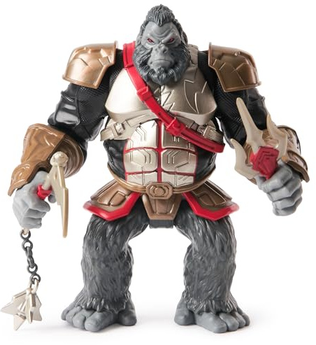 DC Comics, Batman Ninja 15 cm Gorilla Grodd Action Figure Battle Moves, con accessori, dai 4 anni in su
