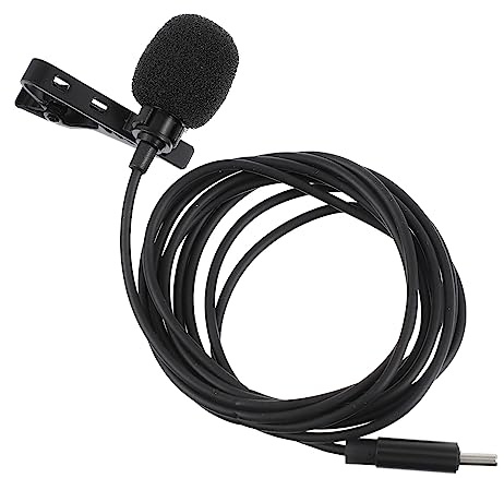 HONITANO Micrófono de Solapa USB-c para Teléfono Diseño de Clip Lavalier, Calidad de Sonido de Alta Fidelidad y Material TPE Resistente para Conferencias y Grabaciones