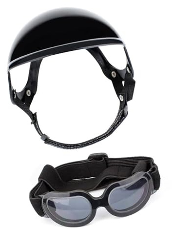 Welpen-Helme, verstellbare Hundebrille, Motorrad-Sonnenschutz, Schutzausrüstung, Haustierhelme für den Außenbereich