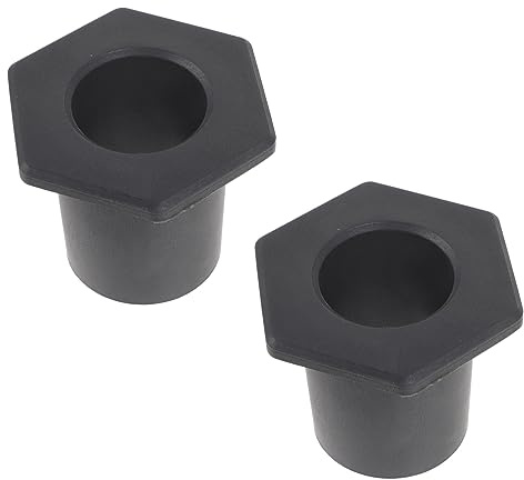 Gatuida 2 pièces Bouchons de Trou pour Pied de Parasol de Jardin Inserts Silicone Anti-Usure pour Support de Parasol Extérieur Protection Imperméable et Stabilisation Le Vent Accessoires