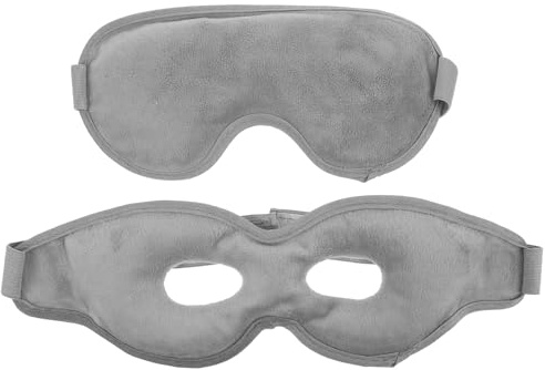 Veemoon Abschlussgeschenk für Sommerurlaub 2 Wiederverwendbare Augenkühlpads aus Pvc Gel zur Linderung von Kopfschmerzen und Reduzierung von Augenringen mit Klebendem Band