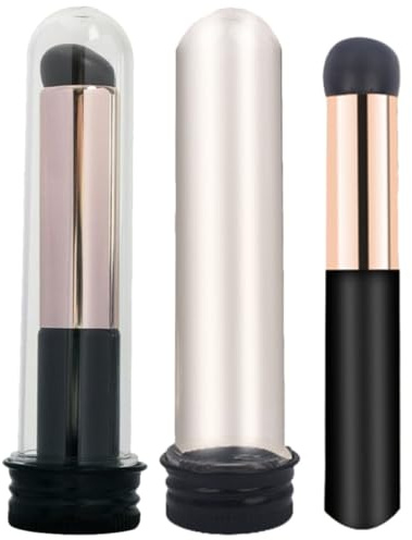 PRETYZOOM Brocha de Labios de Silicona 2 Piezas Aplicador Flexible para Maquillaje Punta Redonda Adecuado para Difuminar y Aplicar Bálsamo Labial