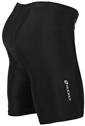 Tobaling Homme Cuissard Court Cyclisme avec Gel 3D Rembourré Séchage Rapide Short de Vélo Respirant (Noir, M(EU))