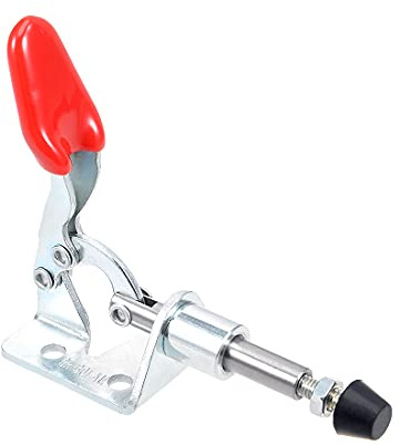 uxcell Toggle Clamp 50kg 110lbs Holding Capacity 16mm Stroke Push Pull Action Hand Tool GH-301-AM