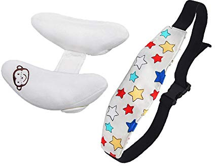 Baby Travle Kissen Kopf und Nackenstützkissen für Kinderwagen, Funktionswagen, Autositz, Kinderwagen