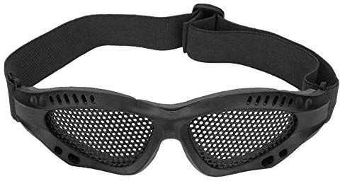 Ever Schutzbrille aus Netz, CS-Spielbrille, Augenschutz, Airsoft, Metallnetz, mit verstellbarem Riemen