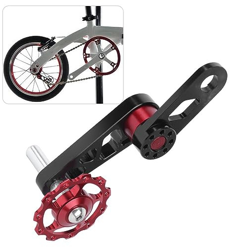 Nikou bakre kedjeguide – utsökt hantverk och hållbar aluminiumlegering cykelkedja styrkedjespännare lämplig för vikbara cyklar med en hastighet