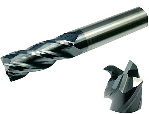 CNC QUALITÄT VHM Torusfräser - Schaftfräser Ø 3/4 / 5/6 / 8/10 / 12 mm - AlTiN beschichtet - High Performance Cutting (Ø 5 R1.0)