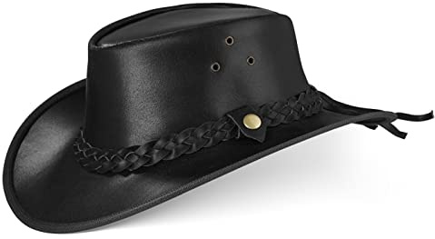 Black Forest Fox® Texas Western Reiten Cowboy Leder Hut