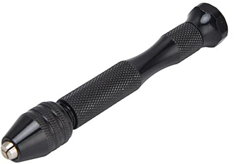 Nimomo Pin Vise Handbohr, Mini Hand Drill Hand Bohrmaschine, 0,3–3,4mm mini bohrer Handbohrer für Epoxidharz, Modellbau, DIY Holz Bastelarbeiten, Gießharz Bohren, Schmuckherstellung