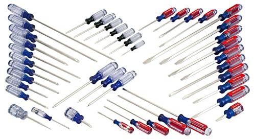 CRAFTSMAN Screwdriver Set, Phillips, Slotted, Torx, Acetate Handle, 42 Pieces (CMHT65300)