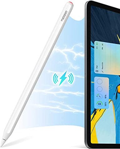 Metapen【Wireless Charging】Pencil A14 Compatible with 2018-2023 Apple iPad Pro 11-inch 4/3/2/1, Pro 12.9 6/5/4/3, Air 4, Mini 6, like iPad Pencil 2nd Gen, Moisture-proof, Tilt Sensitivity Stylus Pen