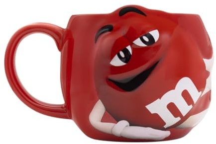 M&M'S COLLECTION Mug M&M'S - Tasse Rouge à l'Effigie des Personnages M&M'S - Cadeau Original pour Faire Plaisir ou Remercier
