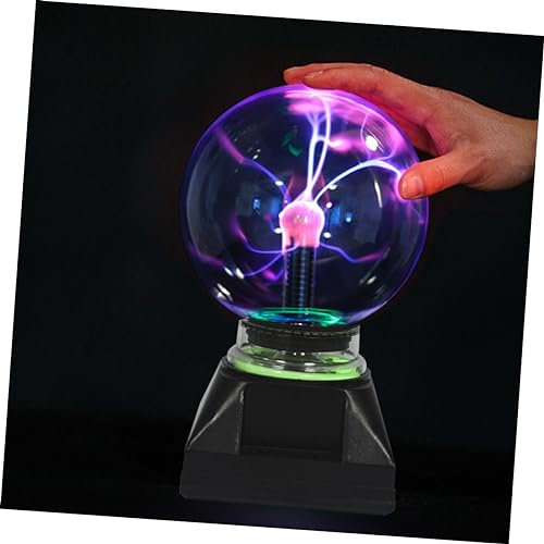 Housoutil Plasmakugel Lampe Interaktive Kugellampe Berührungsempfindlich Bunte Lichtshow Elektrostatische Kristallkugel für Partys Raumdekoration Mint Lernen Kinder und Erwachsene