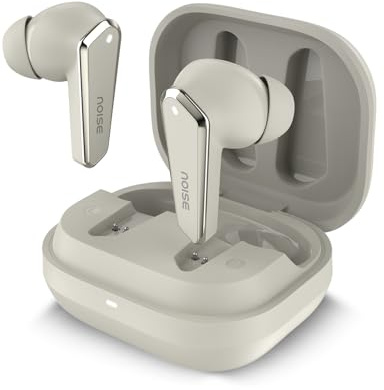 Noise Buds N1 - Auricolari in-ear True Wireless con finitura cromata, 40 ore di riproduzione, Quad Mic con Enc, Latenza ultra bassa (fino a 40 Ms), Instacharge (10 minuti = 120 min), BT V5.3 (Calm