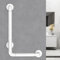 Barre d'appui WC, Poignée de Douche, Barre de Sécurité des Toilettes, Acier Inoxydable pour Personnes âgées Handicapées 40 * 60cm
