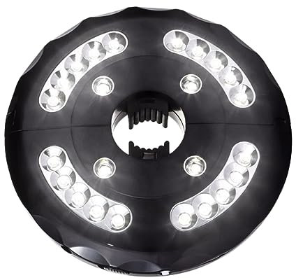 Mikikit Lampada Led Per Ombrello e Riparo Usb Portatile Senza Fili Luci Romane Bianca Fredda Lampada Emergenza Uso Esterno Camping Giardino Bbq Resistente e Facile Da Usare