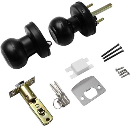 Sarini Pomo de puerta inteligente,cerradura biométrica con huella dactilar,control de aplicación Bluetooth,acero inoxidable,seguridad para el hogar,fácil instalación,ideal para dormitorio y baño