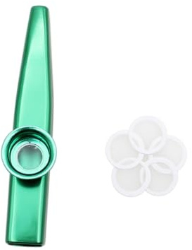 Metall Kazoo Grün, Leicht zu Lernen, für Musikliebhaber