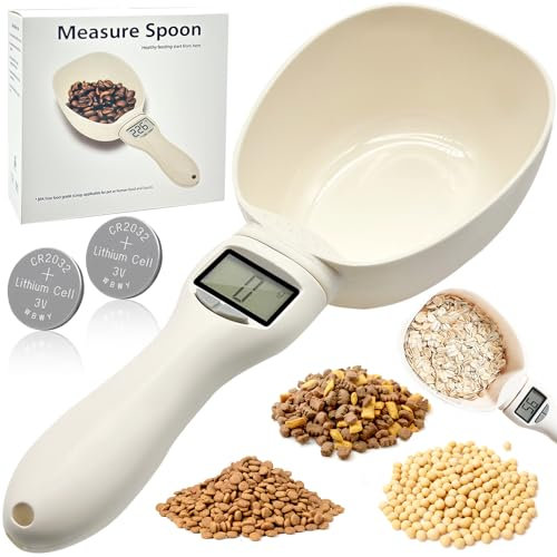 PICKONA Cuchara medidora digital UK - Cuchara medidora digital de 800 g/1 g, báscula de medición de alimentos, cuchara medidora electrónica, báscula de pesaje de cuchara, báscula digital para cocinar