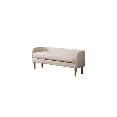 Nordic Massivholz-Schlafzimmerbank, modern, leicht, Luxus-Bett-Endbank für Wohnzimmer, Sofa, Bettbank, 180 x 50 x 65 cm