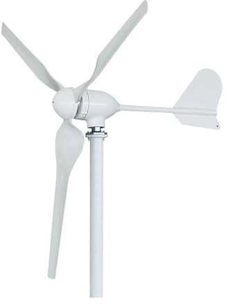 Kit de generador de turbina eólica Turbina aerogeneradora Horizontal de nueva energía de 1500W, 12v, 24v, 48v, molino de viento pequeño de poco ruido for uso doméstico(24V)