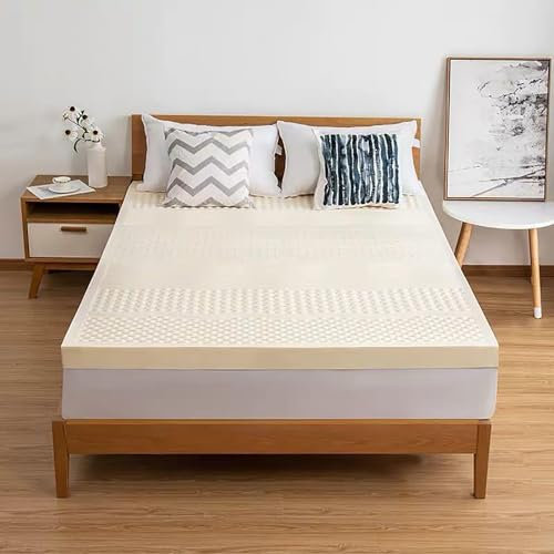 Natural Latex Hybridmatratze, atmungsaktive, weiche und Bequeme Betttöne für Rückenschmerzen, Latexmatratze für besseren Schlaf, 2,5 cm, 150 x 200 cm