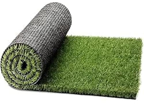 LSSHQ Rouleau de Gazon Synthétique Vert Naturel Épaisseur 2.5mm, Résistant Et Sûr pour Les Animaux pour Jardins, Piscines Gazon Synthétique Extérieur(6.5x12ft)