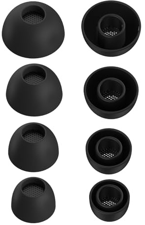 Geavonyg 8Pcs Silicone Ear Tips Diameter 8-14mm For 4 Headphone Tips Earplugs Eartips Adapters Silicone Earcaps