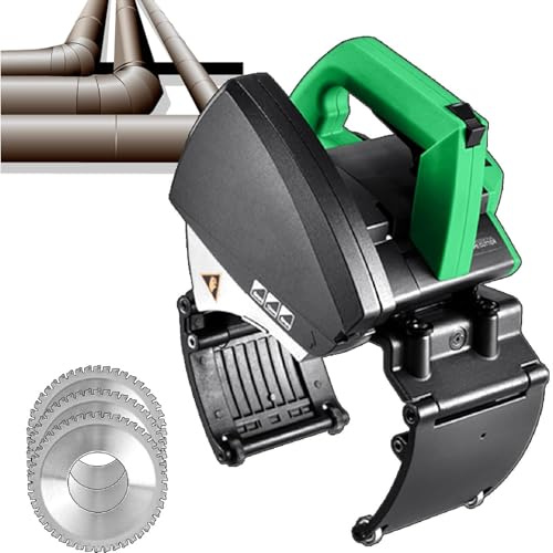 Tagliatrice automatica elettrica per tubi, tagliatubi in acciaio inox resistente, strumento di taglio di precisione per rame, ottone, PVC e tubi sottili in acciaio inossidabile, per impianti idraulici