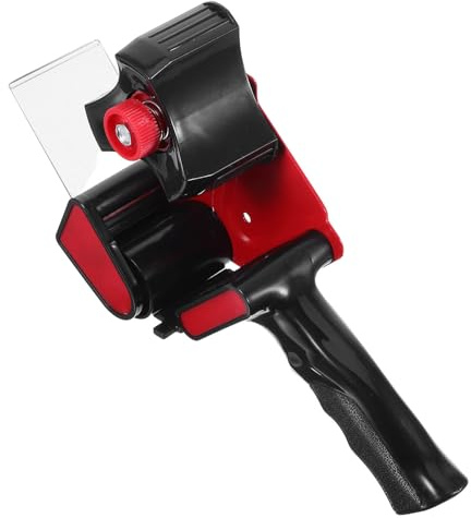 HIAKDOFT 48mm Handheld Packing Tape Dispenser with Handle, Packaging Tape Sealer and Cutter for Office, Warehouse, and Shipping Box Sealing