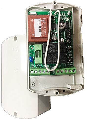 Central de control universal para motores enrollables de persianas metalicas o motores tubulares de persianas domesticas, con receptor de radio incorporado Motorline MC101