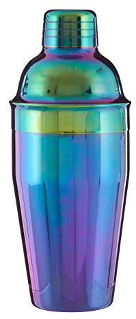 Premier Housewares – Coctelera, Rainbow, 0,55 L, Acero Inoxidable, Multi Color, 8 x 8 x 21 cm