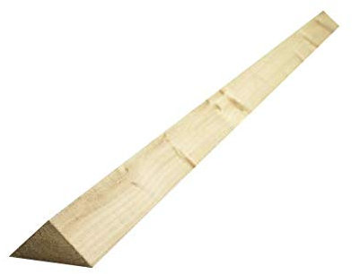 Arris Timber Fencing Rails - Treated Wooden Fence Rail 75mm 3 (3, 2.4m)