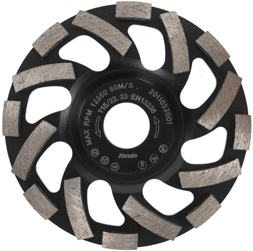 PRODIAMANT Diamant-Schleiftopf 115 mm x 22,2 mm Turbo ST91 Diamantschleifscheibe Asphalt Estrich Profiqualität