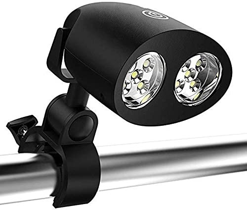 ConBlom Luce per Barbecue Ricaricabile, Luce da Campeggio Girevole a 360 Gradi Barbecue Grill Light per Barbecue All'aperto, Cena, Campeggio, Pesca, Luci per Biciclette, Avventura, Tenda