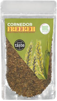 CORNEDOR Freekeh - Blé vert fumé - 500 grammes | Superaliment de la Méditerranée orientale | Source de protéines et riche en fibres (500 grammes, Freekeh - Blé vert fumé)