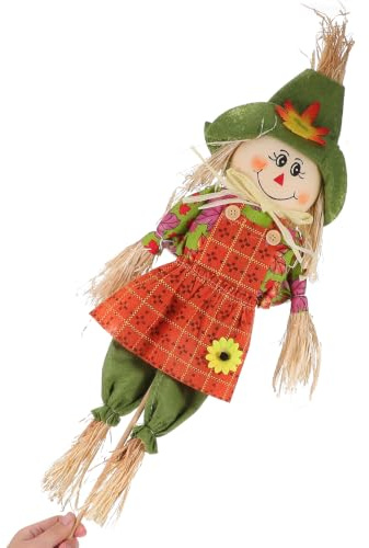 TOPBATHY Halloween-Vogelscheuchen-Dekoration Strohmann-Vogelscheuche Verzierung Herbst-e Herbst-Erntefest-e Erntedankfest Basteln -Dekoration Yards