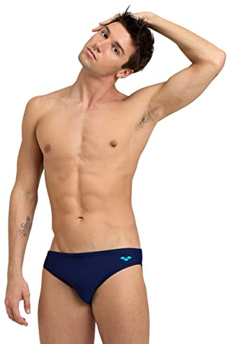Arena Santamarias R Kurze Herren-Badehose, Herren-Badehose für Meer, Pool & Schwimmbad aus Gefüttertem Maxfit Eco Material, Chlor- und Salzwasserbeständig, UV-Schutz 50+