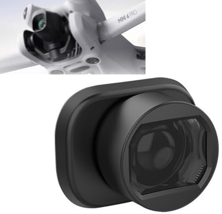 Filtro de Objetivo Gran Angular DJI Mini 4 Pro, Lente de Ángulo Ancho Externo, Aumento del Alcance del 25%, Accesorios de Cámara