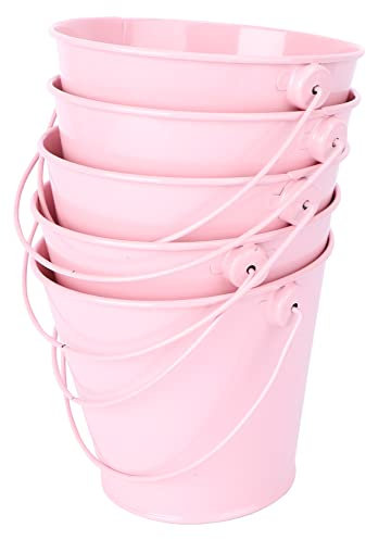ANDRESLAD 5 Stücke Weißblech Blume Eimer Party Blumentopf Für Hochzeit