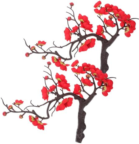 Milisten 2pièces Branche De Prunier Artificielle pour Décoration De Vase Ou Création De Bouquet De Centre De Table