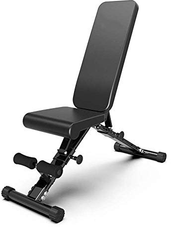 BOSHYUM Fitnessgeräte Verstellbare Hantelbank, Multifunktions-Sit-Up-Board für zu Hause, Bauchmuskel-Fitnessgeräte, Klappbank