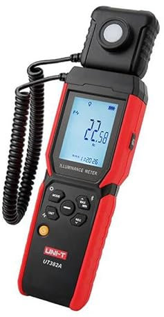 SATMW UT382A Digit Light Meter 400000 Lx Photometer 999 Data storagelux Meter Bluetooth beleuchtungsstärke Messgerät