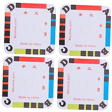 VILLFUL 100stücke Pack Webkarten Aus Papier Für Tablet-weberei Webstuhl-karten Webtablett-karten Langlebig Und Einfach Zu Verwenden
