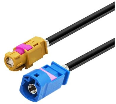 Connettori for autoveicoli HSD Codice C Spina maschio a Codice K Jack femmina 4 pin Cavo connettore 4 poli 535 Cablaggio linea(HSD C M to K F,6M)