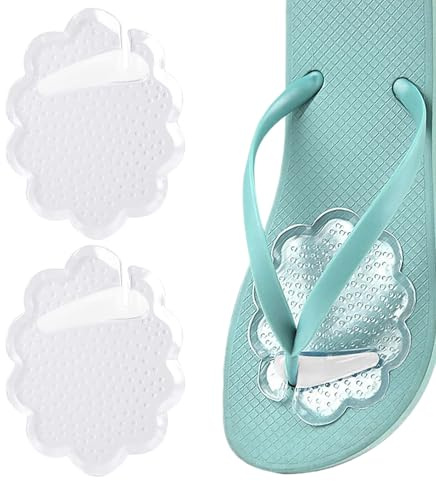 Flip-Flop Polster zwischen den Zehen,Zehenschutz Für Flip-Flops | Stoßdämpfende Rutschfeste Trenner Atmungsaktiv Transparent Selbstklebend Für Unisex Schuhe Reisen