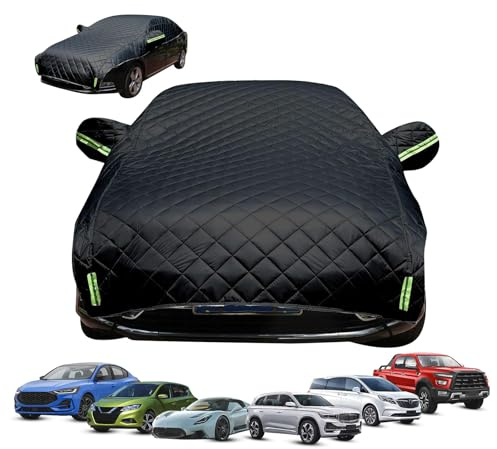 Bâche Voiture Extérieur Anti Grêle pour Peugeot 107 2005-2014,Housse De Protection Voiture Extérieur Impermeable,Anti-Neige Anti-Poussière Anti-Pluie Anti-UV-GT